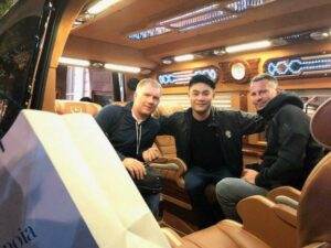 Nội thất sang trọng, tiện nghi của chiếc xe hãng Haianhtour